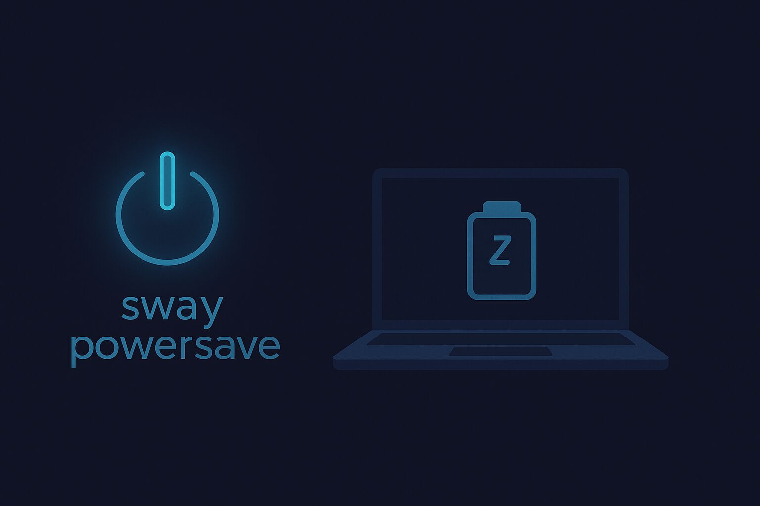 image from Power saving and screen locking in Sway